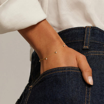 Matilda Diamond Station Bracelet