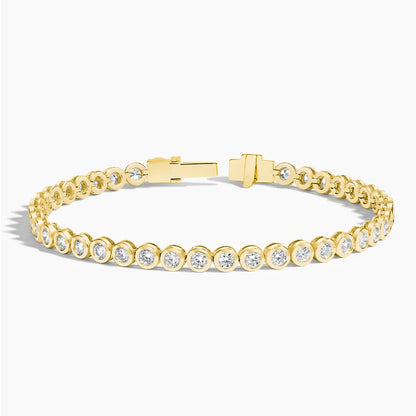 Bezel Diamond Tennis Bracelet