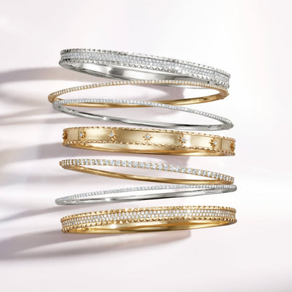 Whisper Pave Diamond Bangle Bracelet