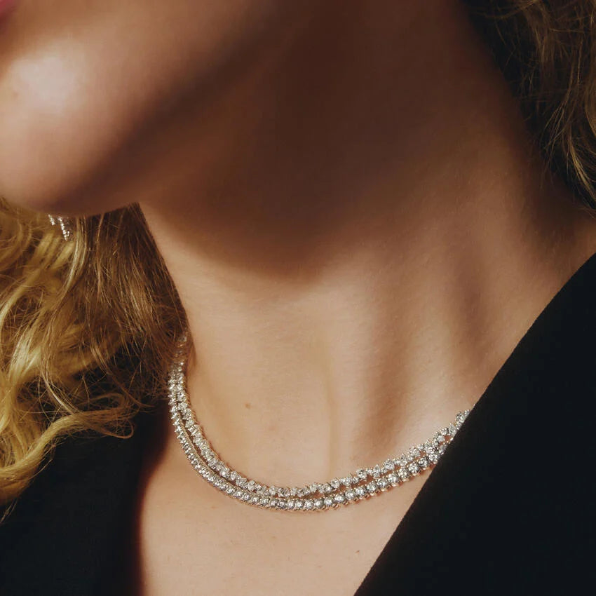 Olivetta Diamond Tennis Necklace