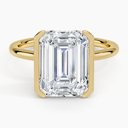 Annika Half Bezel Solitaire Ring