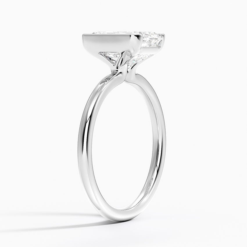 Annika Half Bezel Solitaire Ring