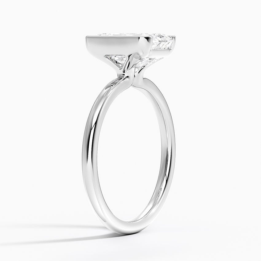 Annika Half Bezel Solitaire Ring