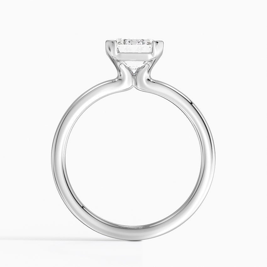 Annika Half Bezel Solitaire Ring