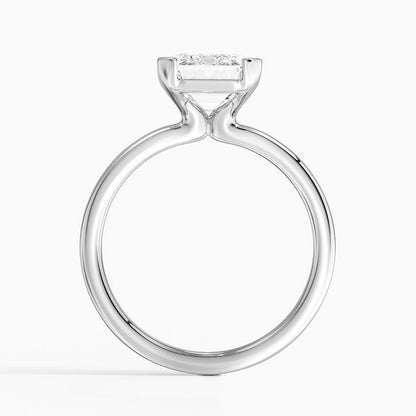Annika Half Bezel Solitaire Ring