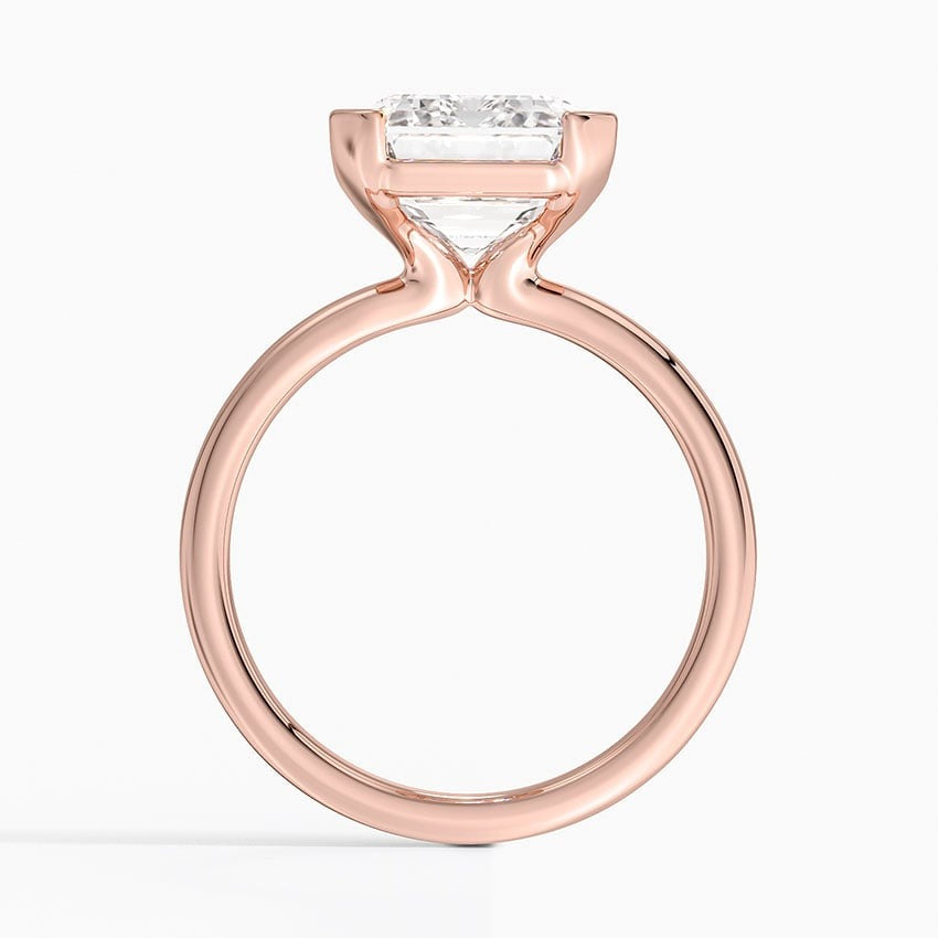 Annika Half Bezel Solitaire Ring