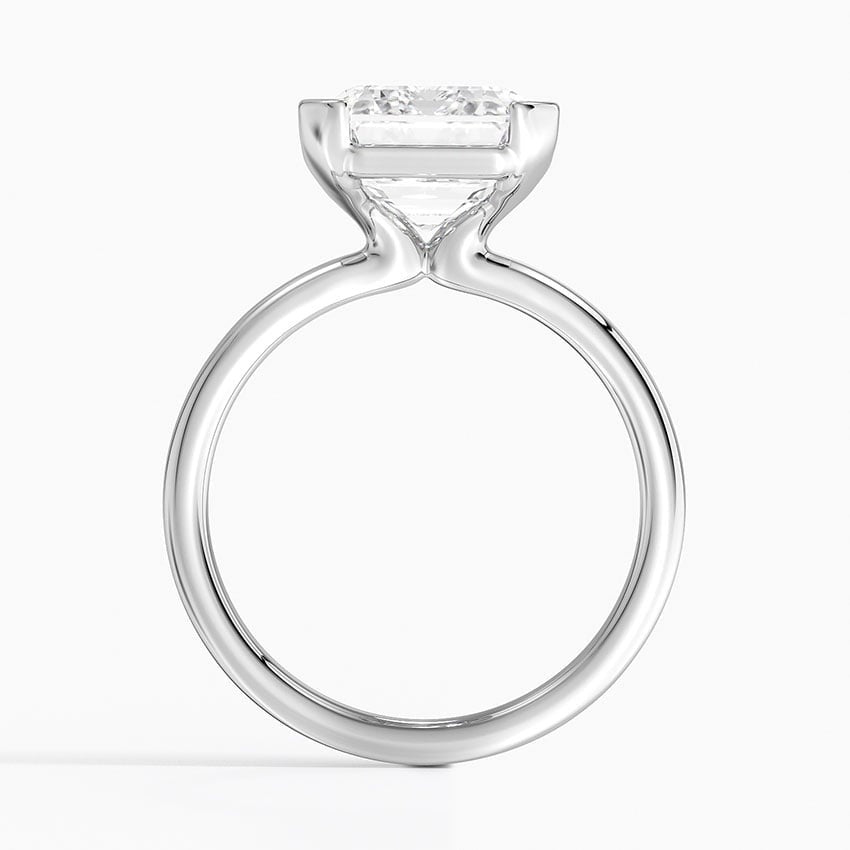 Annika Half Bezel Solitaire Ring