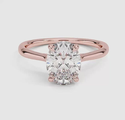 Freesia Cathedral Solitaire Ring