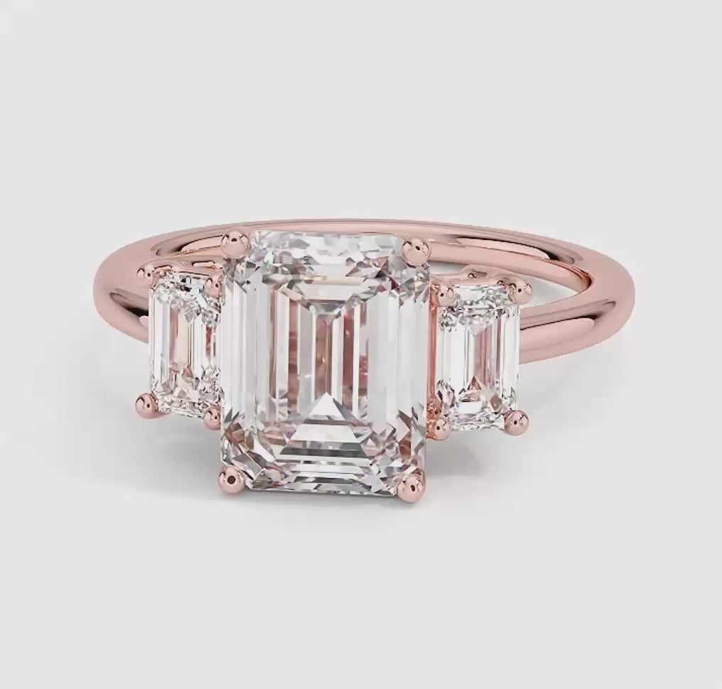 Luxe Rhiannon Three Stone Diamond