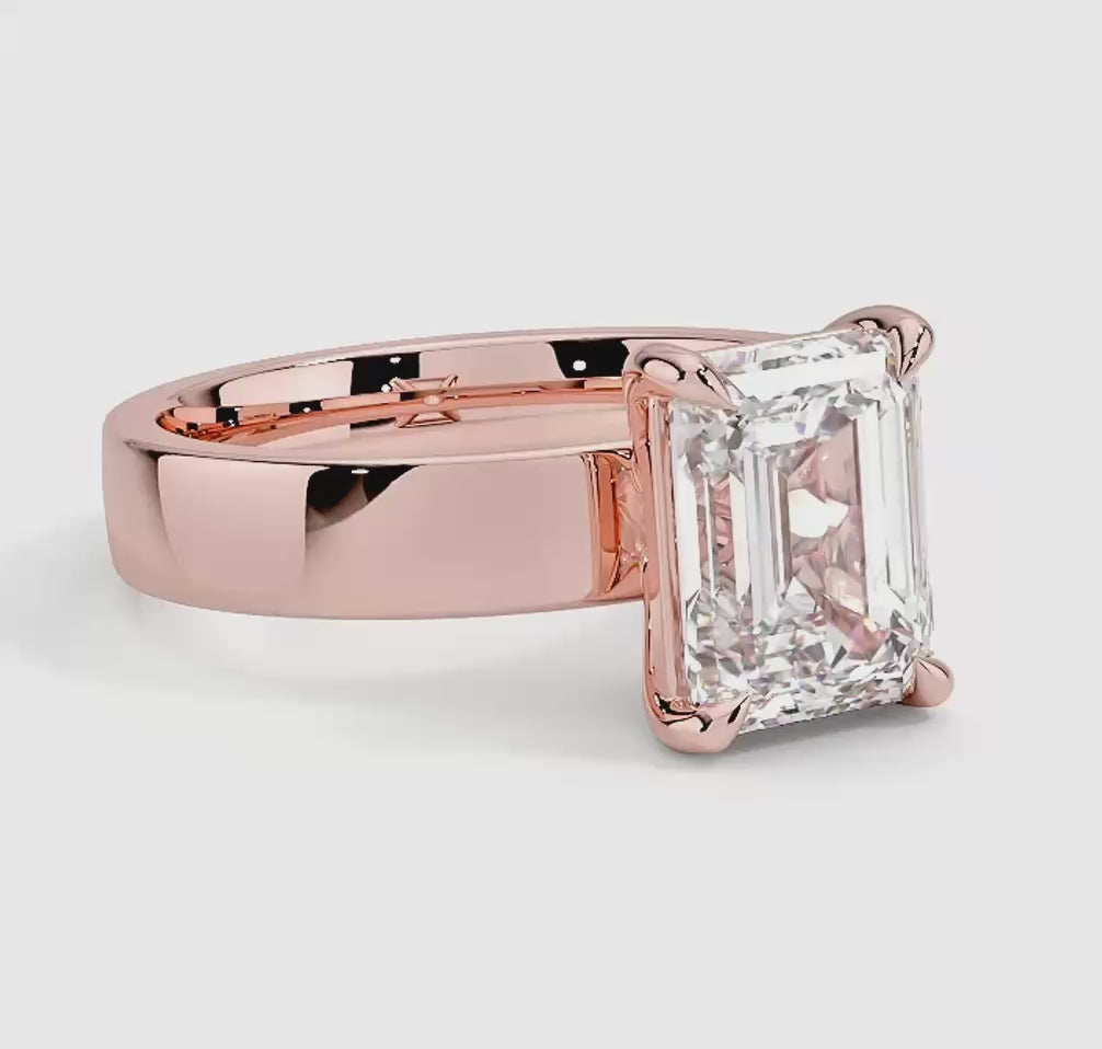 Peyton 4mm Solitaire Ring