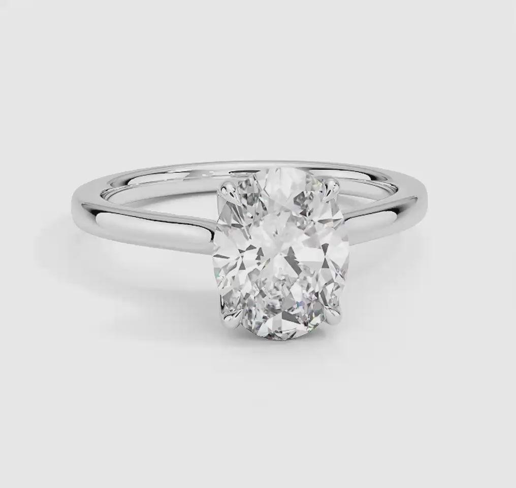 Elodie Cathedral Solitaire Ring